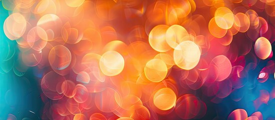 Fototapete - Vibrant blur backdrop with copy space image.