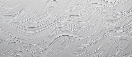Aufkleber - A textured gray paper with elegant white embossed strokes ideal for showcasing designs against a clean background with copy space image.
