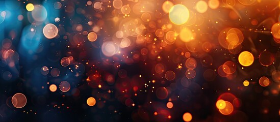 Aufkleber - Abstract bokeh blurred texture background with bright light spots, ideal for adding text or graphics, with a spacious area for insertion - a copy space image.