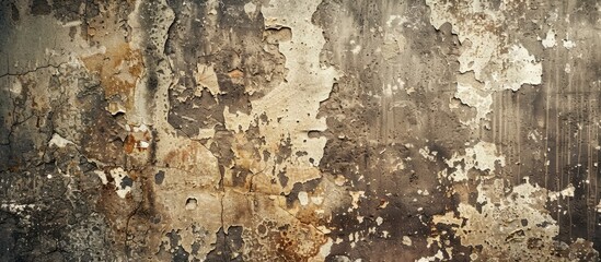 Aufkleber - Macro view of a grunge-textured old wall with ample copy space image.