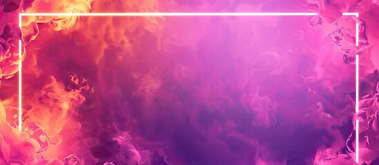Aufkleber - Vibrant frame with copy space image.