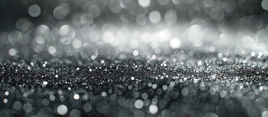 Aufkleber - Trendy ultimate gray defocused glitter paper with a spacious image ready for use.