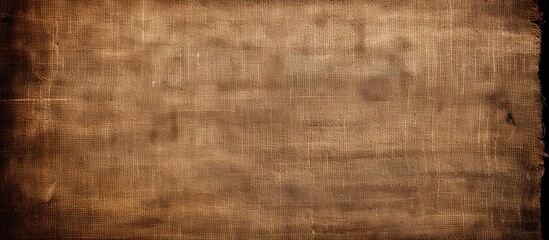 Aufkleber - Vintage background with dark sackcloth texture on old canvas, creating a vignette effect in the copy space image.