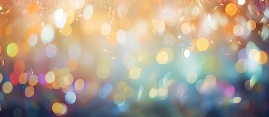 Aufkleber - Light bokeh background with an abstract texture, perfect for a copy space image.