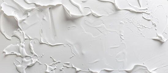 Aufkleber - Top view of a plastic surface with a white background, ideal for adding text or images to the empty space provided.