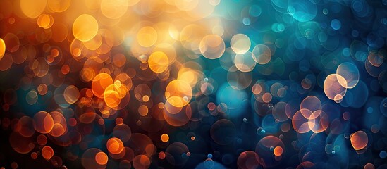 Poster - Texture abstractly blending with a bokeh background creating an artistic depiction with copy space image.