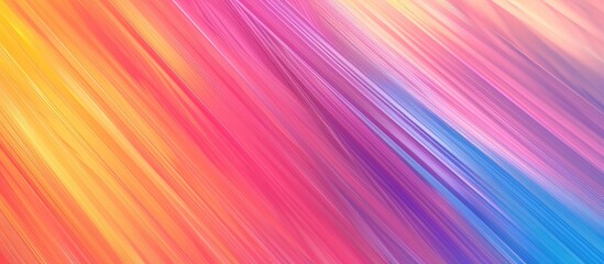 Poster - Colorful lines texture wallpaper with a light abstract gradient motion for a stylish backdrop with copy space image.