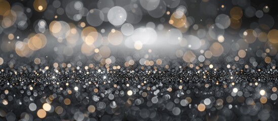 Aufkleber - Trendy ultimate gray defocused glitter paper with a spacious image ready for use.