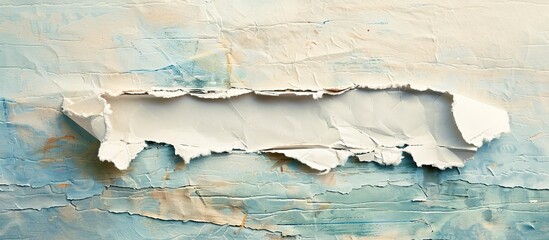Poster - Message space on torn paper background with adhesive tape ideal for a copy space image