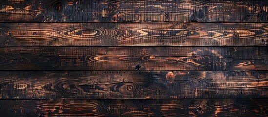 Wall Mural - Top view of a wooden surface creating a backdrop with space for text or images. copy space available