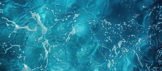 Aufkleber - Textured blue concrete background with copy space image