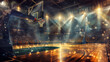 © ARTwithPIXELS - a basketball court in a sports stadion