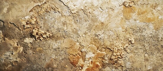 Poster - Textured limestone surface with a warm hue ideal for a variety of design projects with copy space image available