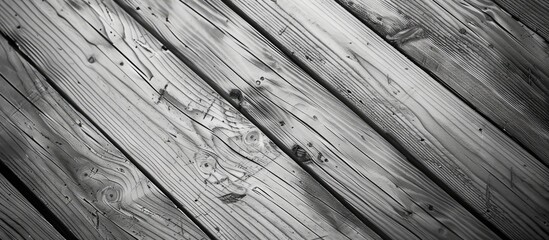 Aufkleber - Wooden texture in gray as a copy space image