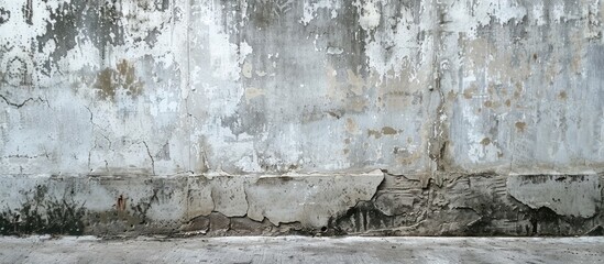 Aufkleber - A weathered concrete wall with a textured surface suitable for a copy space image