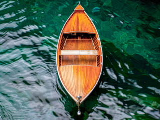 Poster - Top down boat