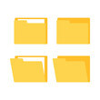 © StockVector - Different folder icon set, opened and closed folders collection. Computer folder.
