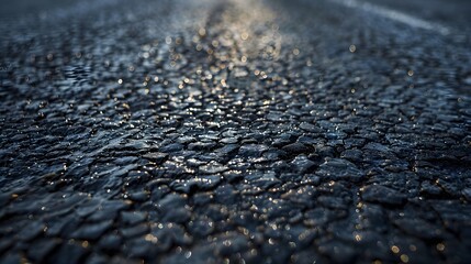 Sticker - asphalt background