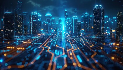 Digital Cityscape: Networked Urban Future