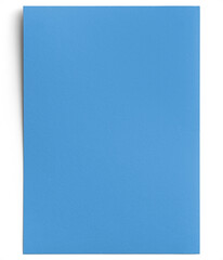 Canvas Print - Plain Blue Card 5x7in Front