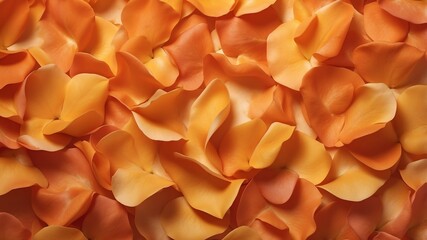 orange rose petals abstract background design