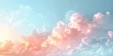 Wall Mural - Dreamy Pastel Sky