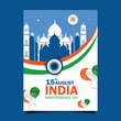 © jadamprostore - 15th August India Independence Day flyer design