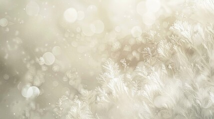 Sticker - Abstract background with white-ivory gradients bokeh and lace textures