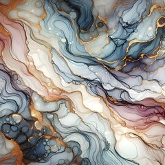 Wall Mural - background with waves