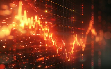Poster - Stock Market Graph