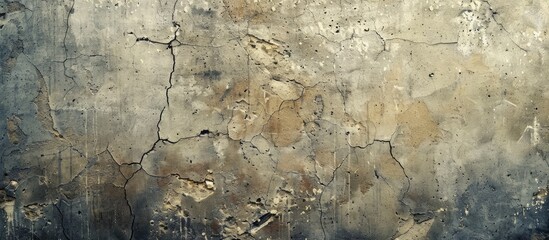 Vintage grunge wall backdrop with cement texture and copy space image.