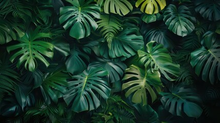  A fresh and modern wallpaper with a botanical theme