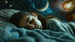 © 柳迪 付 - 'Hyperdetailed Cinematic Style Woman Sleeping in Unknown Setting'