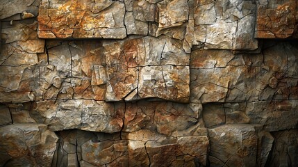 Sticker - Natural  rock or Stone  surface as a  background texture pattern. Background of stone wall texture. Close-up, Texture of crumpled paper