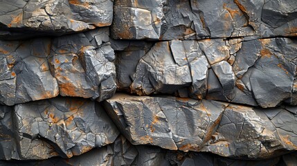 Sticker - Natural  rock or Stone  surface as a  background texture pattern. Background of stone wall texture. Close-up, Texture of crumpled paper