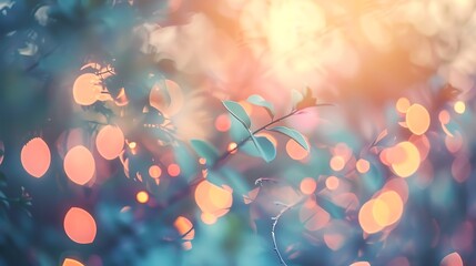 Poster - Dreamy Bokeh Landscape