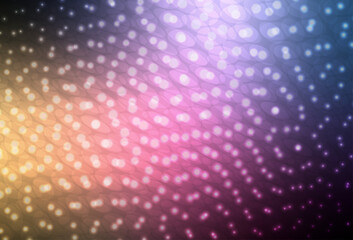 Wall Mural - dark pink, yellow vector texture with disks.