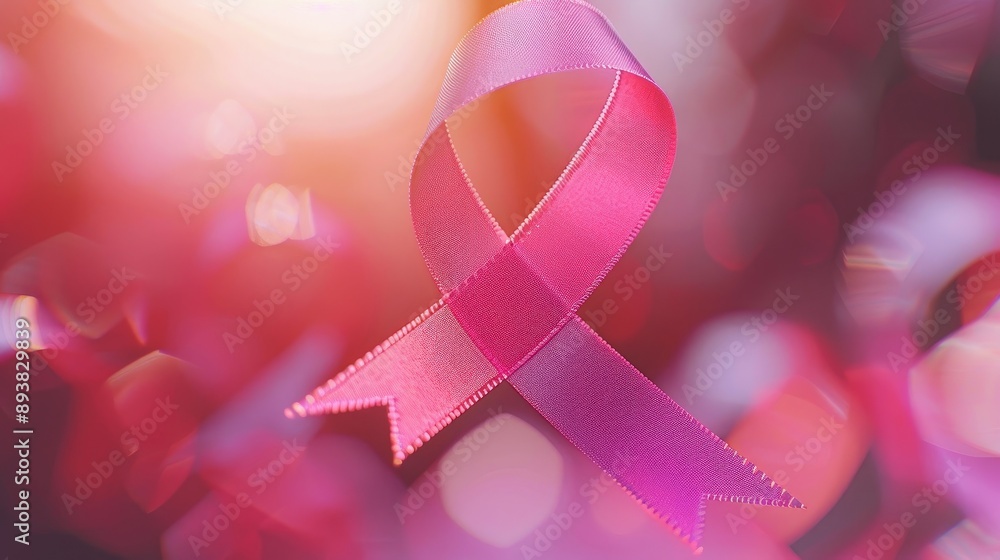 Breast cancer awareness pink ribbon for Wear pink day charity in ...