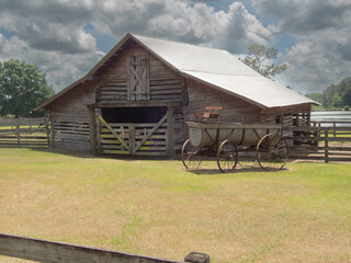 Old wooden barn