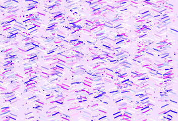 Wall Mural - Light Pink, Blue vector pattern with sharp lines.