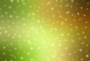 Sticker - light green, red vector texture in birthday style.