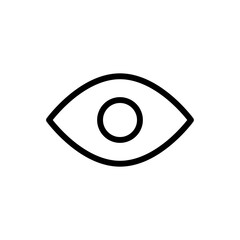 Wall Mural - eye icon set. eyesight symbol , eye, view, vision icons in flat style