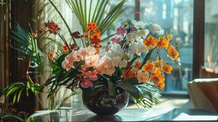 Sticker - Indoor flower arrangement