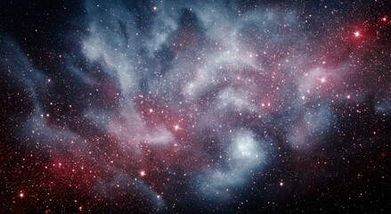 Wall Mural - space scene with stars in the galaxy. panorama. universe filled with stars, nebula and galaxy. eleme