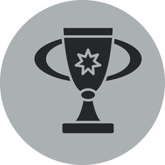 trophy icon design
