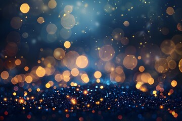 Wall Mural - a dreamy and vibrant bokeh background featuring sparkling lights and shimmering colors, perfect for 