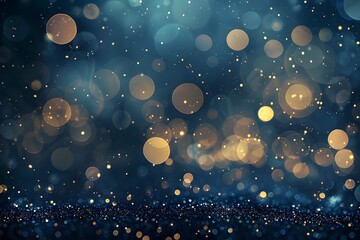 Wall Mural - a beautiful abstract background featuring soft, shimmering bokeh lights in various hues set against 