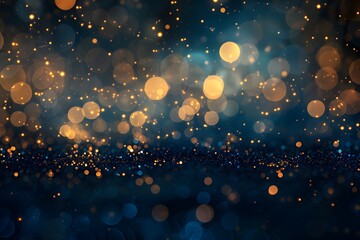 Wall Mural - a vibrant abstract background featuring shimmering bokeh lights in assorted colors, perfect for crea