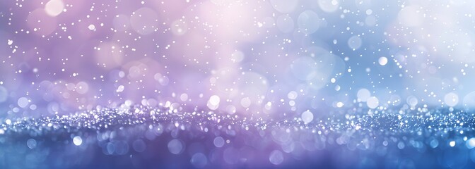 Wall Mural - a dreamy bokeh background featuring soft pastel hues of purple and blue, ideal for various creative 