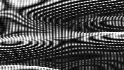 Wall Mural - point wave smooth texture. abstract dot background. technological cyberspace background.